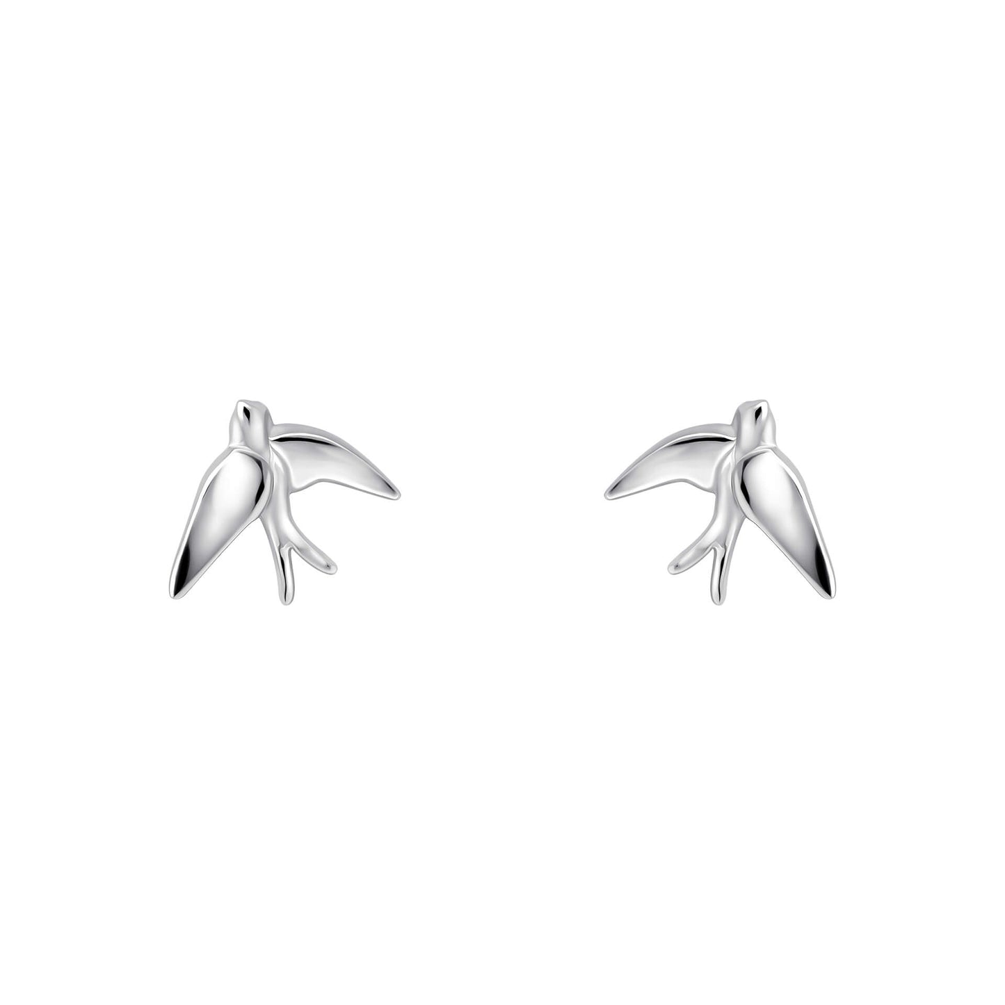 Blue Birds Stud Earrings
