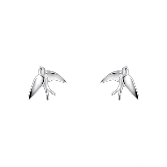 Blue Birds Stud Earrings