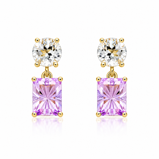 A pale green variety of quartz prized for its clarity and fresh, delicate colour.