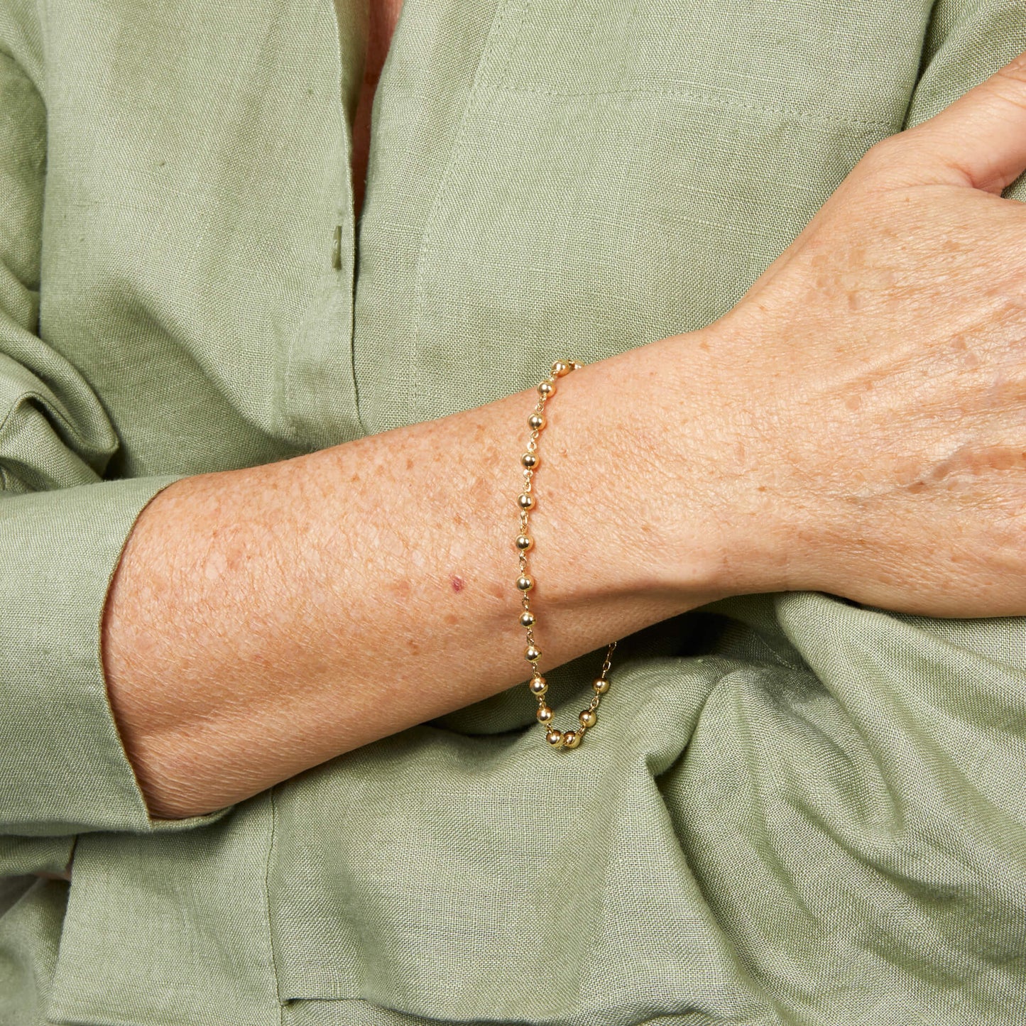 Ball Chain Bracelet in 9ct Gold