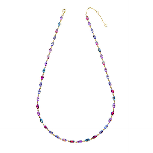 Navette Necklace in 9ct Gold