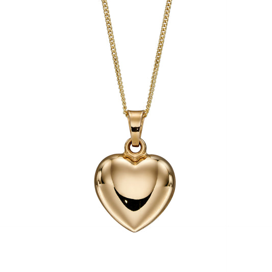 Small Heart Pendant in 9ct Gold