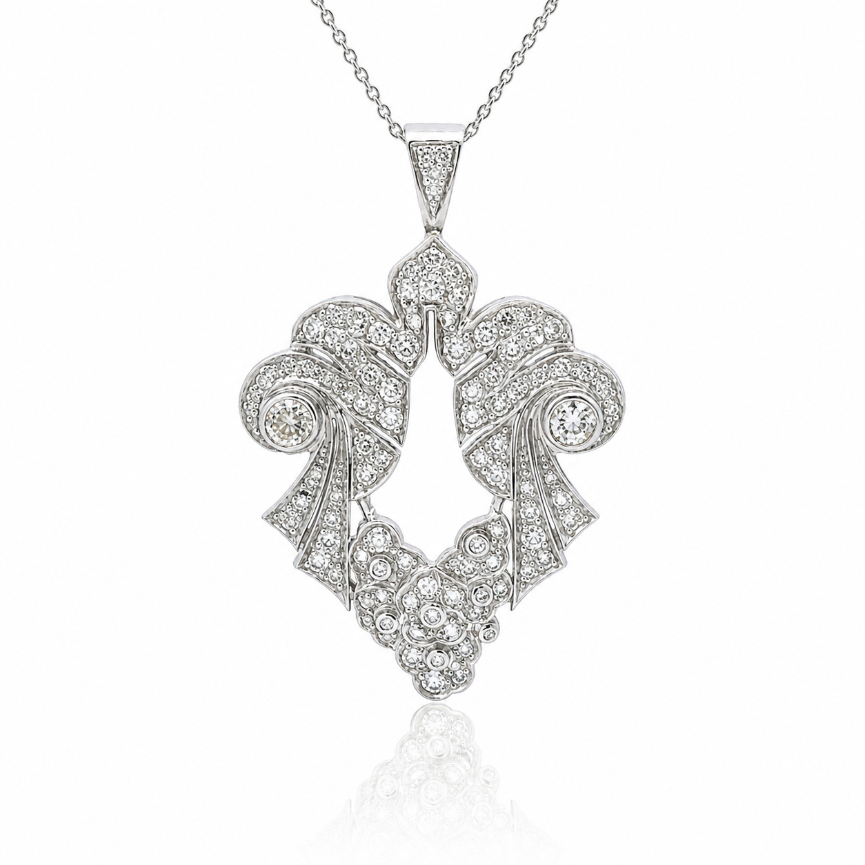 Antique Art Deco Diamond Pendant