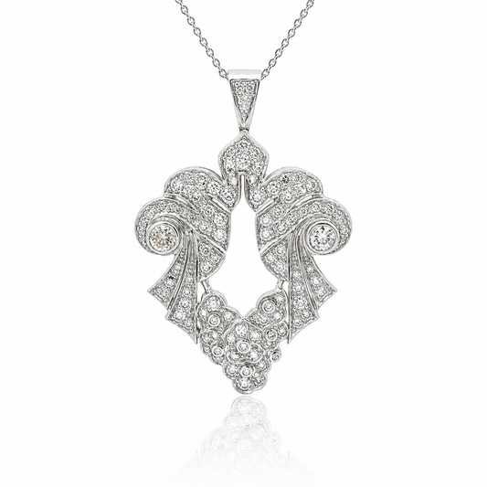 Antique Art Deco Diamond Pendant