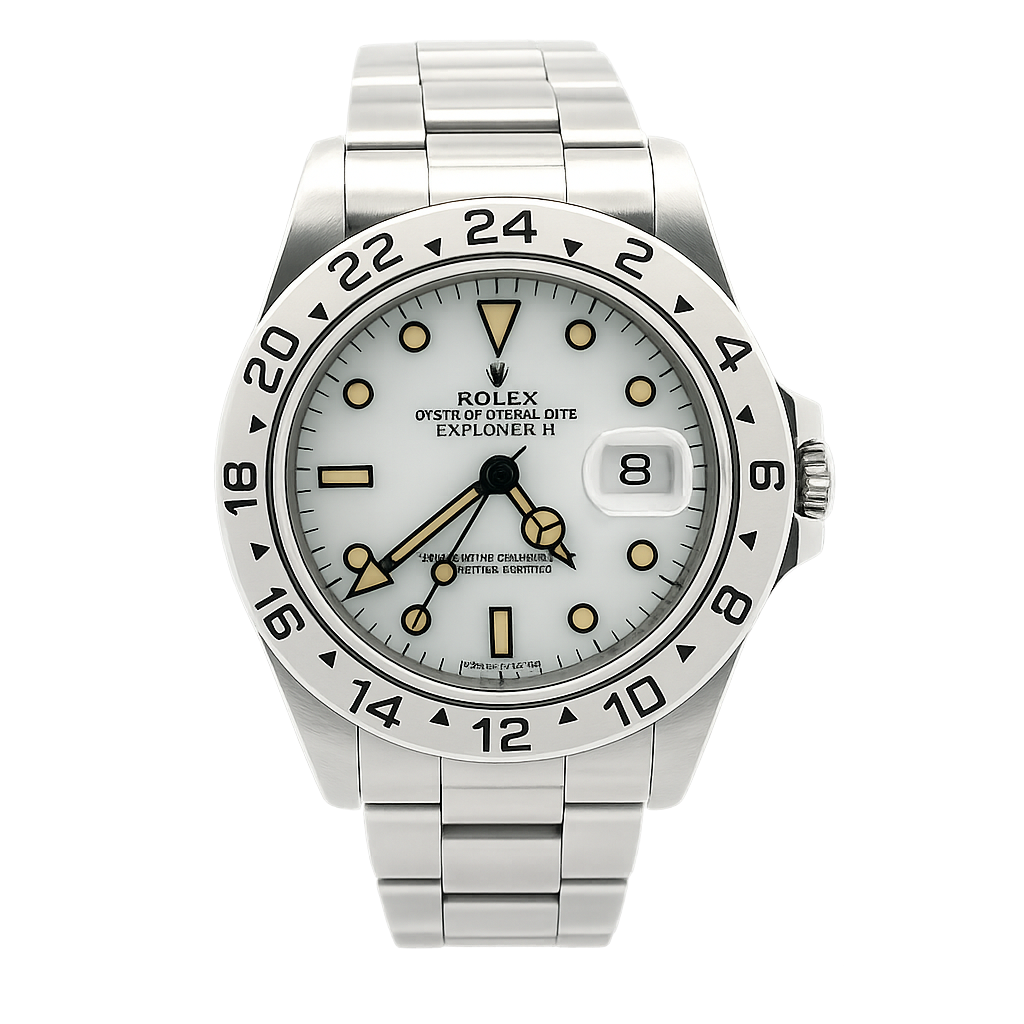 Rolex Explorer II Polar reference 16570 serviced by Marcus Tempus