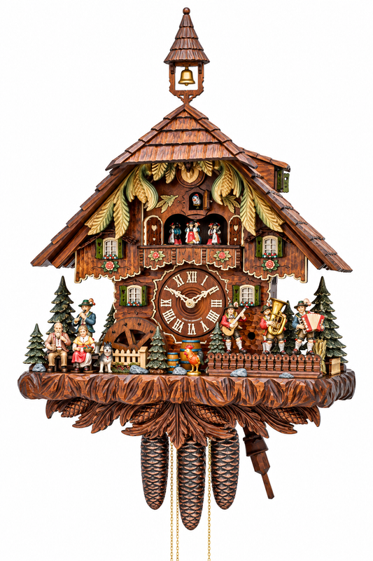 8-Day Black Forest Musical Cuckoo Clock – Village Musicians