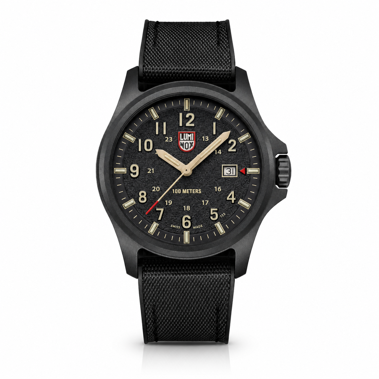 Luminox Atacama Field XL.1971.2 43mm watch with sand-textured dial