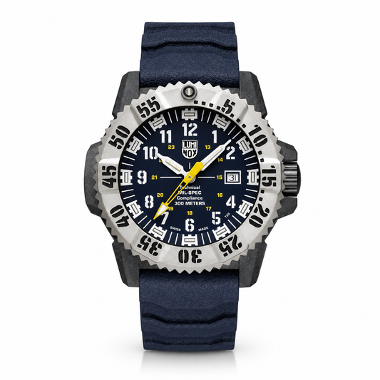 Luminox MIL-SPEC XL.3355.SET 46mm military watch with blue dial