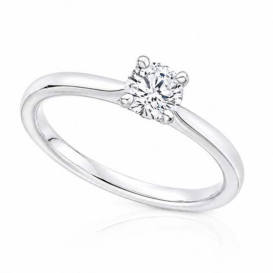 Platinum 0.24ct E VS2 GIA Diamond Engagement Ring | Marcus Tempus