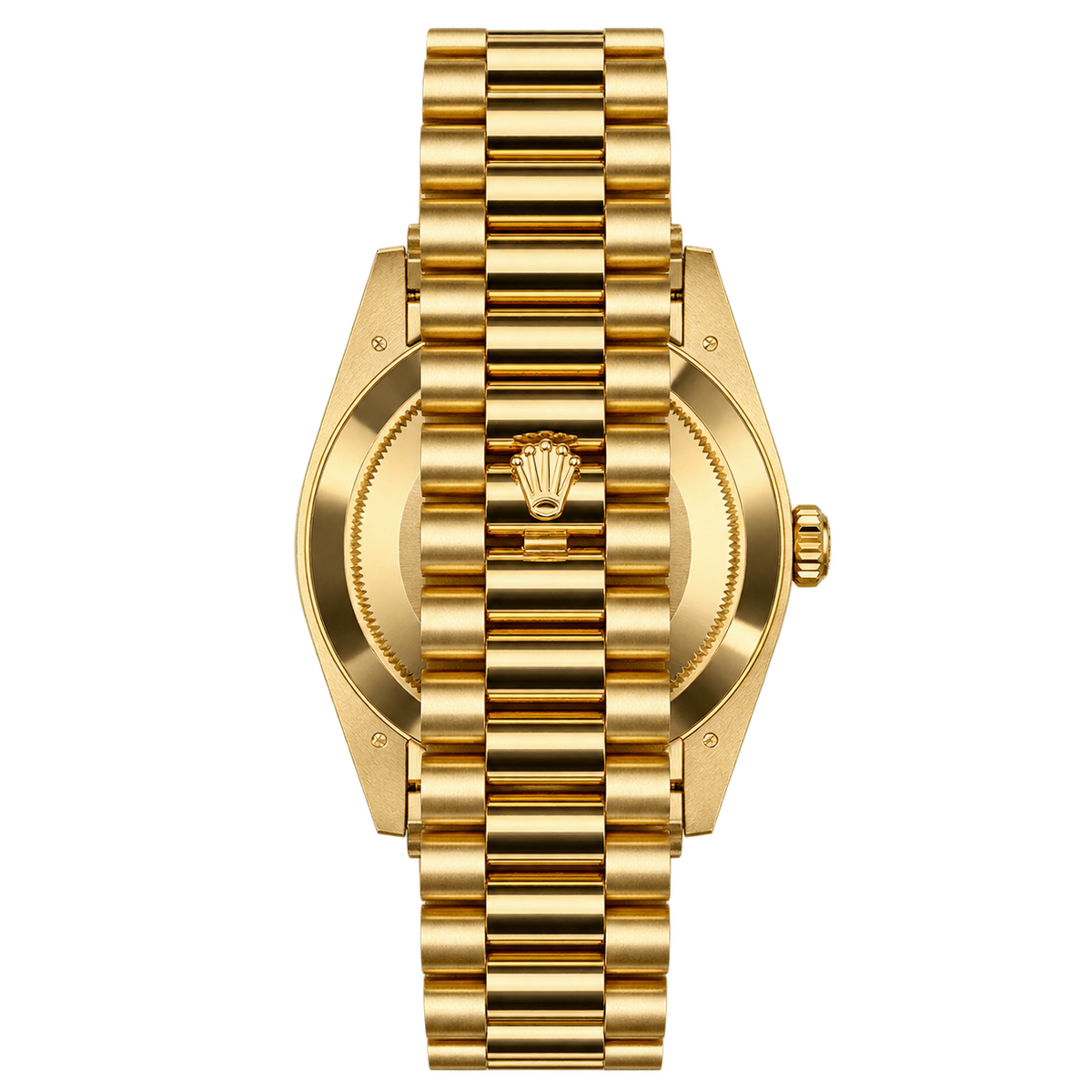 18ct gold Rolex Day-Date restored and serviced at Marcus Tempus watch workshop in Barnet