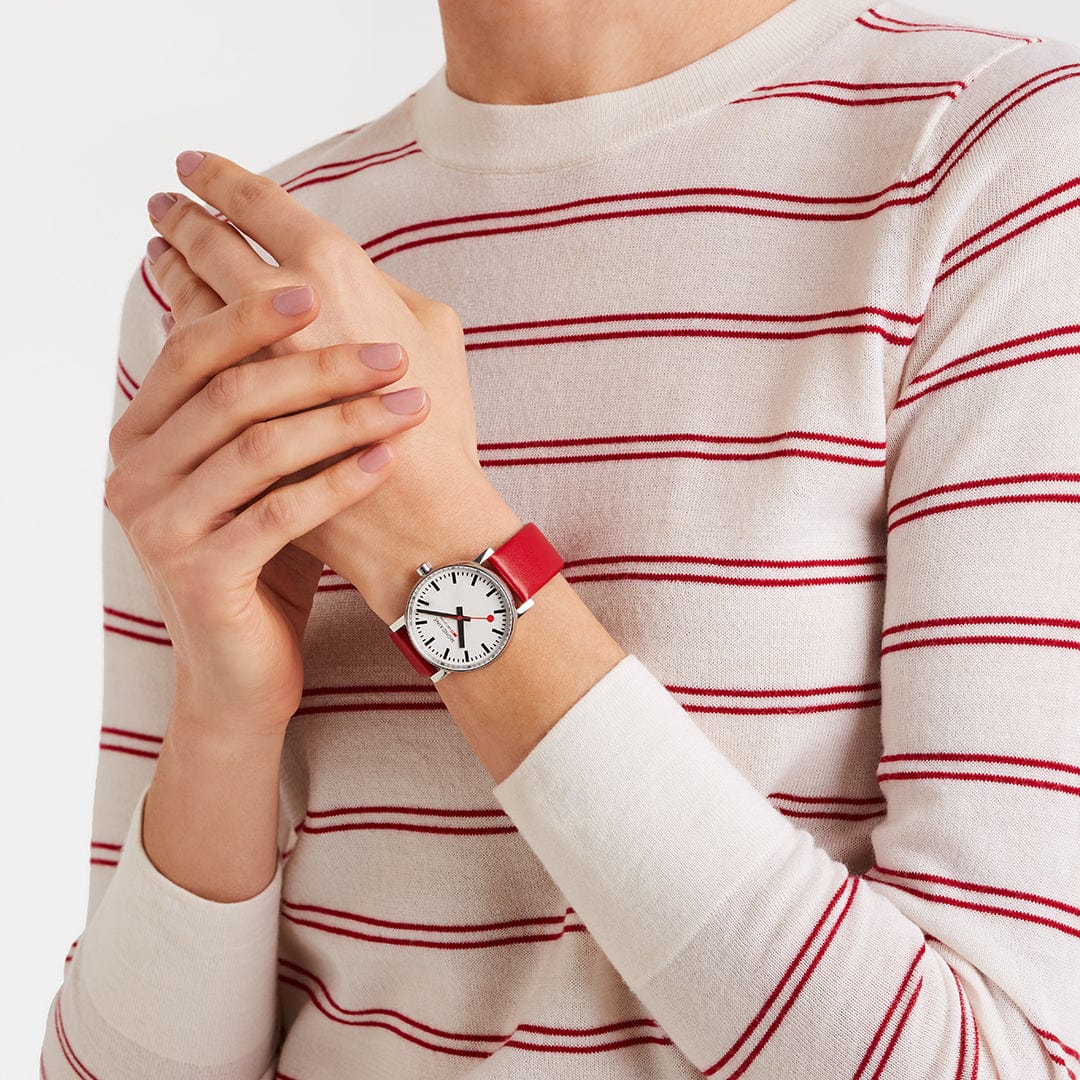 evo2 Red vegan grape leather, 35 mm