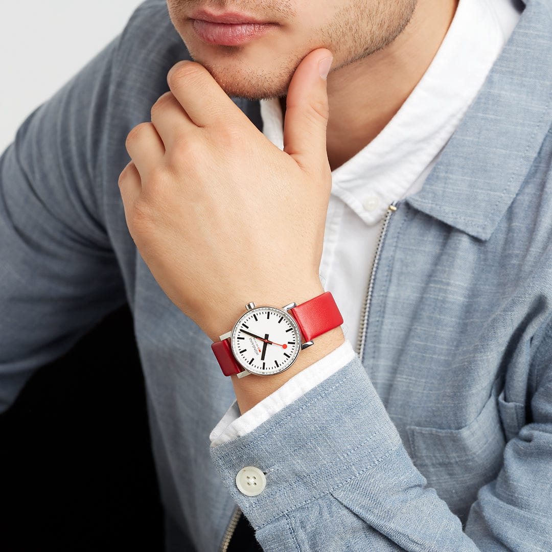 evo2 Red vegan grape leather, 35 mm