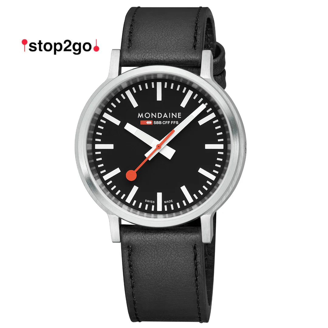 stop2go Vegan Grape Leather, 41 mm