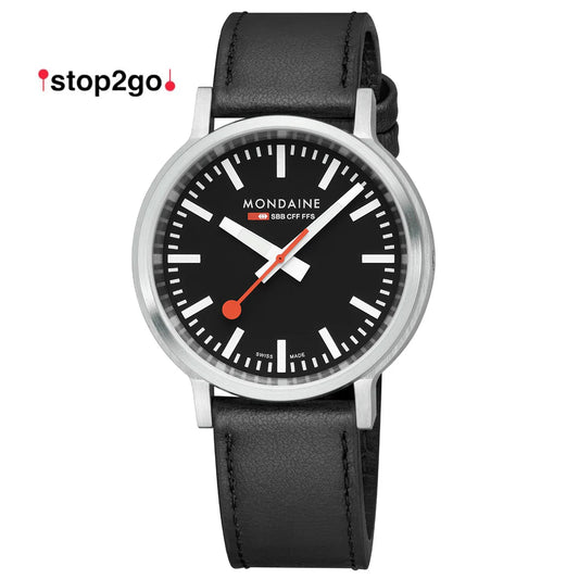 stop2go Vegan Grape Leather, 41 mm