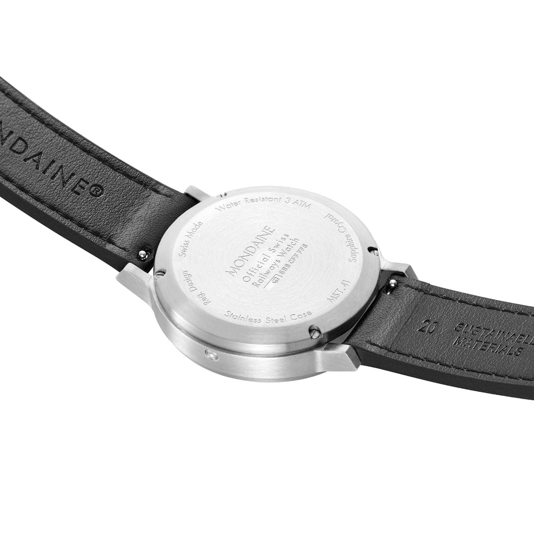 stop2go Vegan Grape Leather, 41 mm