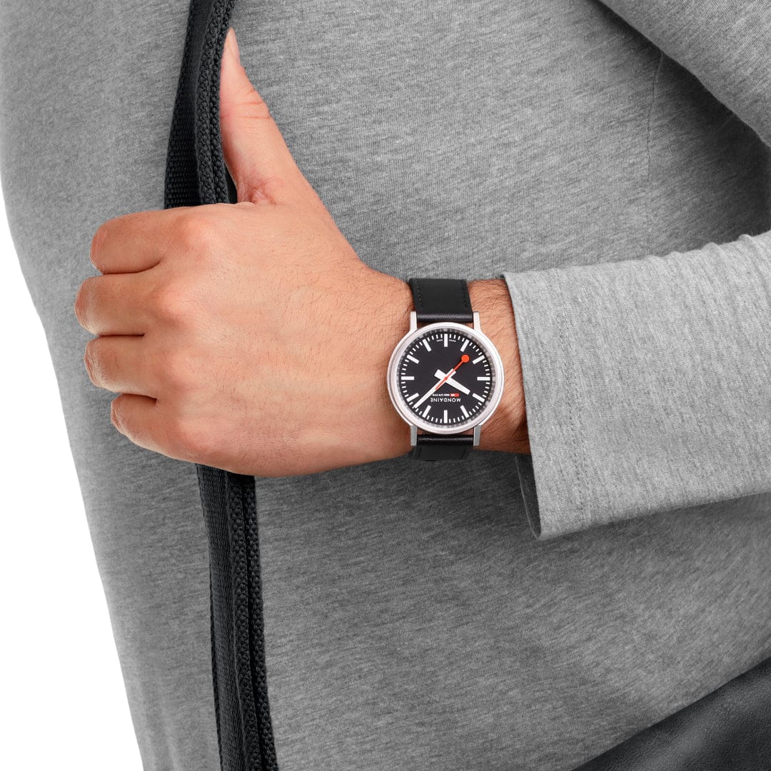 stop2go Vegan Grape Leather, 41 mm