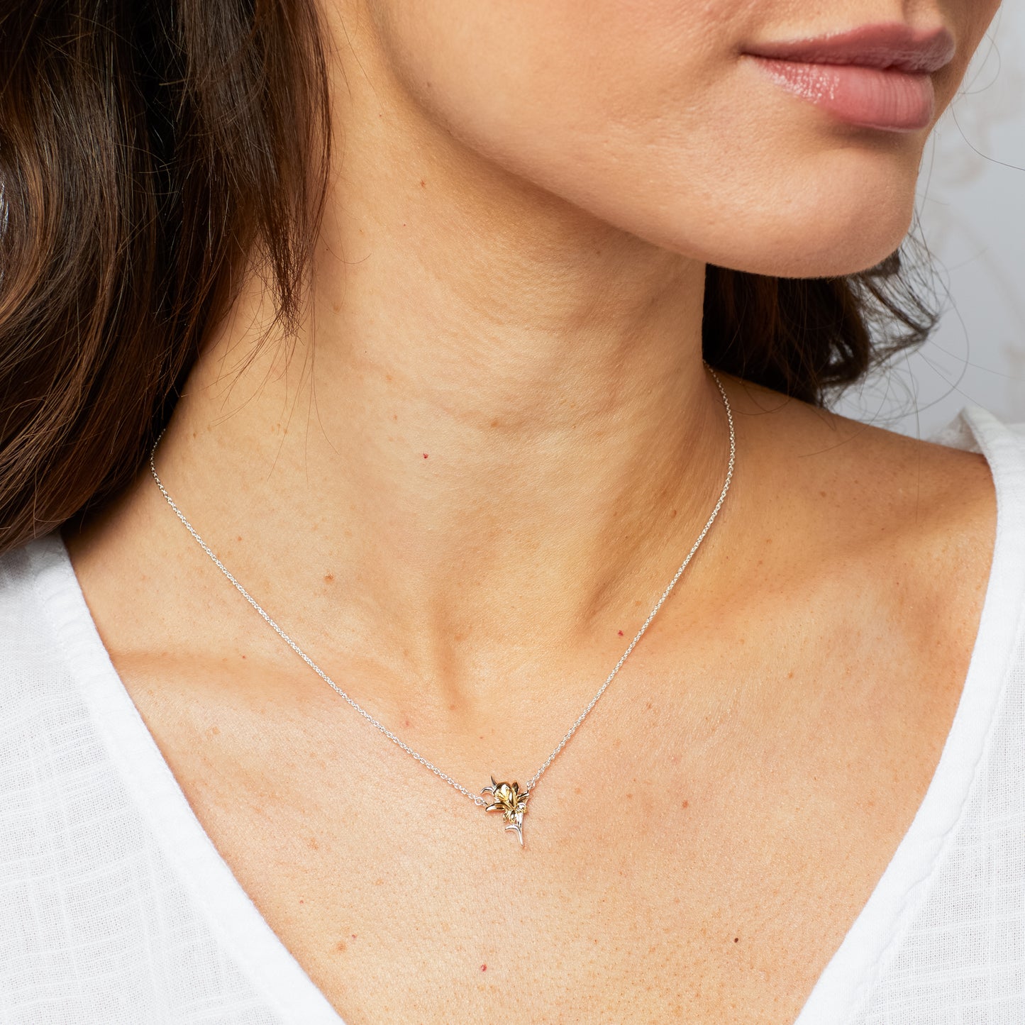 Laura Ashley Heritage Daffodil Necklace