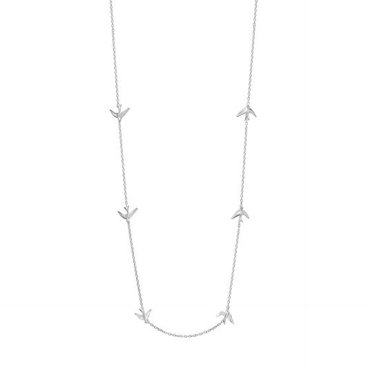 Blue Birds Station Necklace