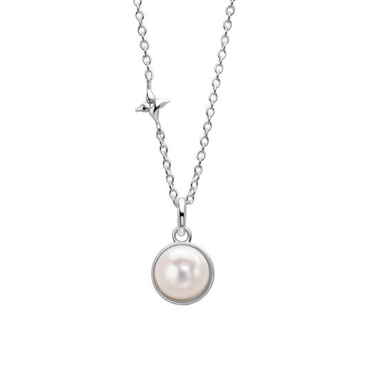 Hartley Check Mabe Pearl Necklace