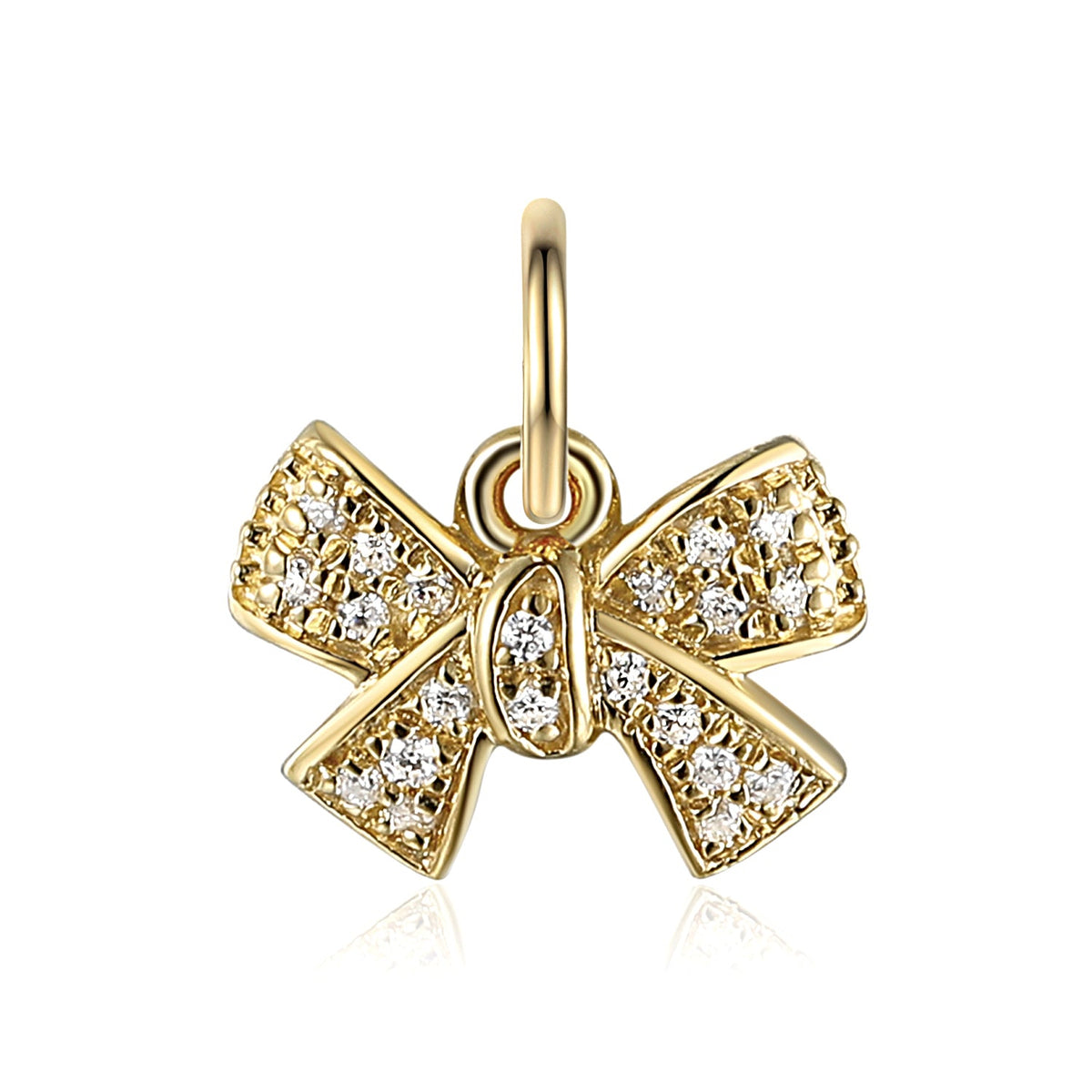 Diamond Bow Charm