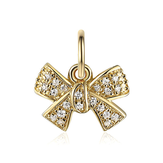Diamond Bow Charm