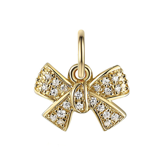 Diamond Bow Charm