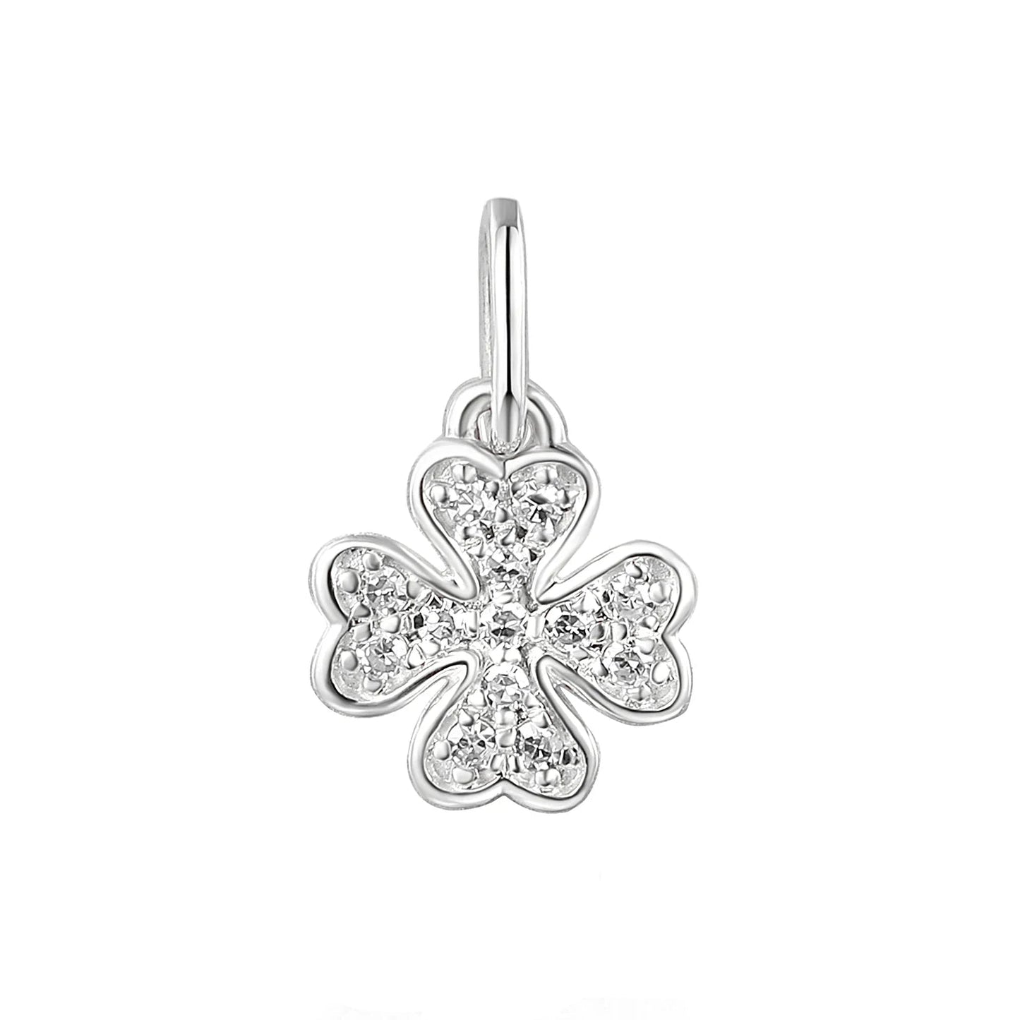 Diamond Clover Charm