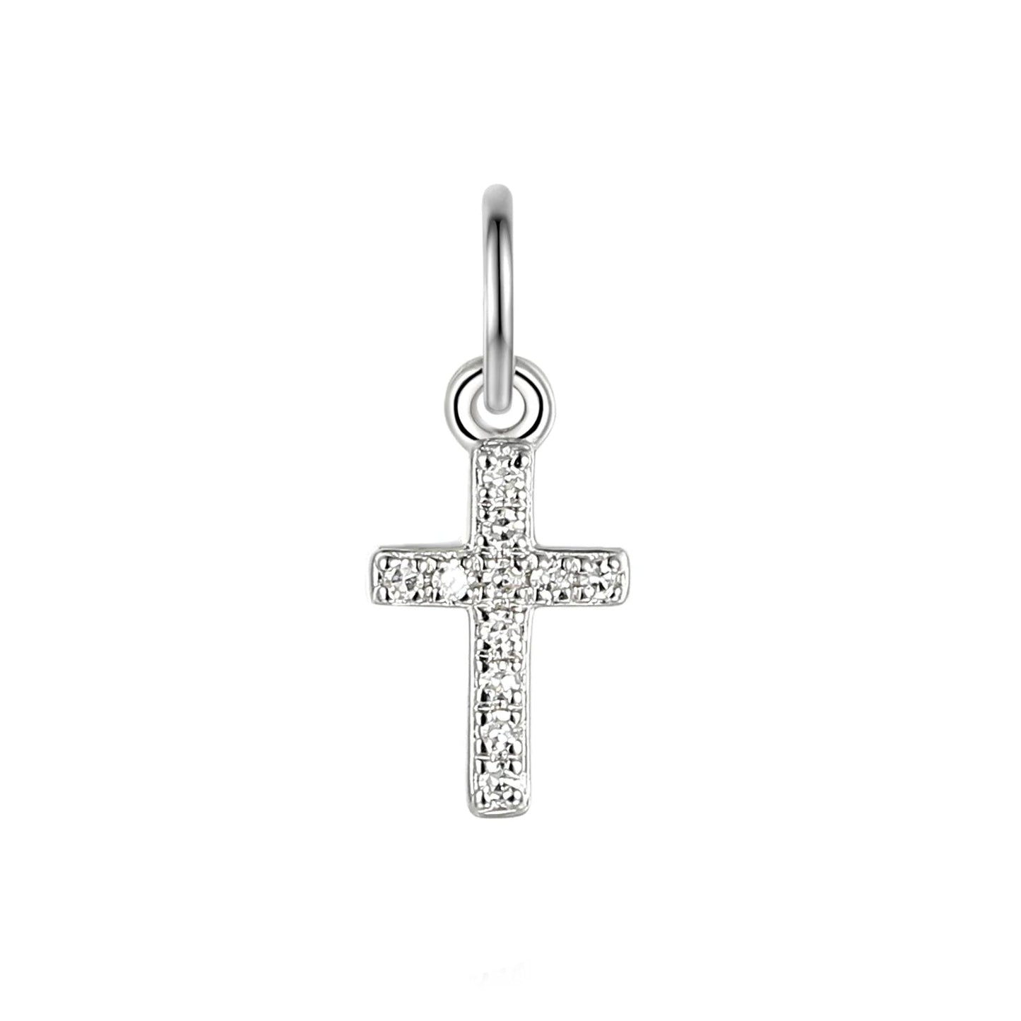 Diamond Cross Charm