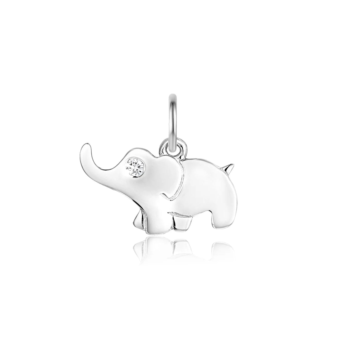 Diamond-set elephant fine jewellery charm from Charms by Marcus Tempus
