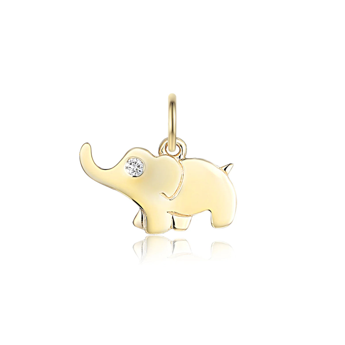 Diamond-set elephant fine jewellery charm from Charms by Marcus Tempus