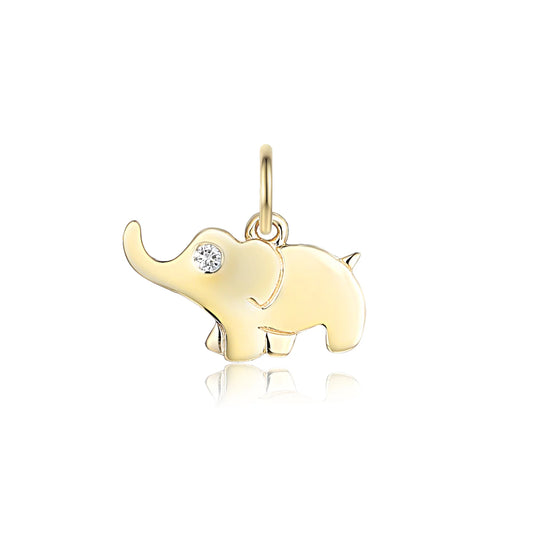 Diamond-set elephant fine jewellery charm from Charms by Marcus Tempus