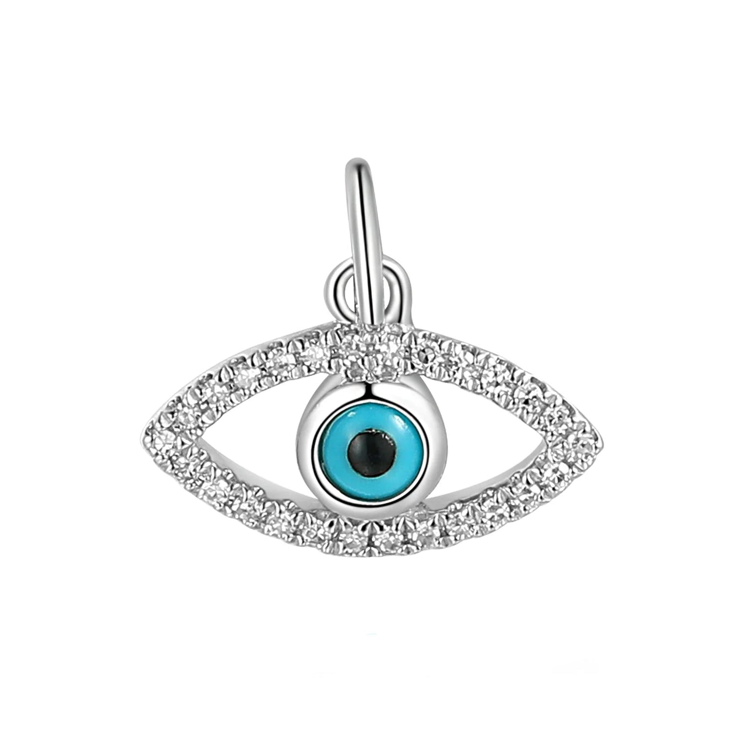 Diamond Evil Eye Charm