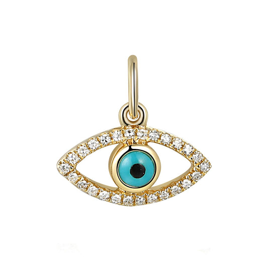 Diamond Evil Eye Charm