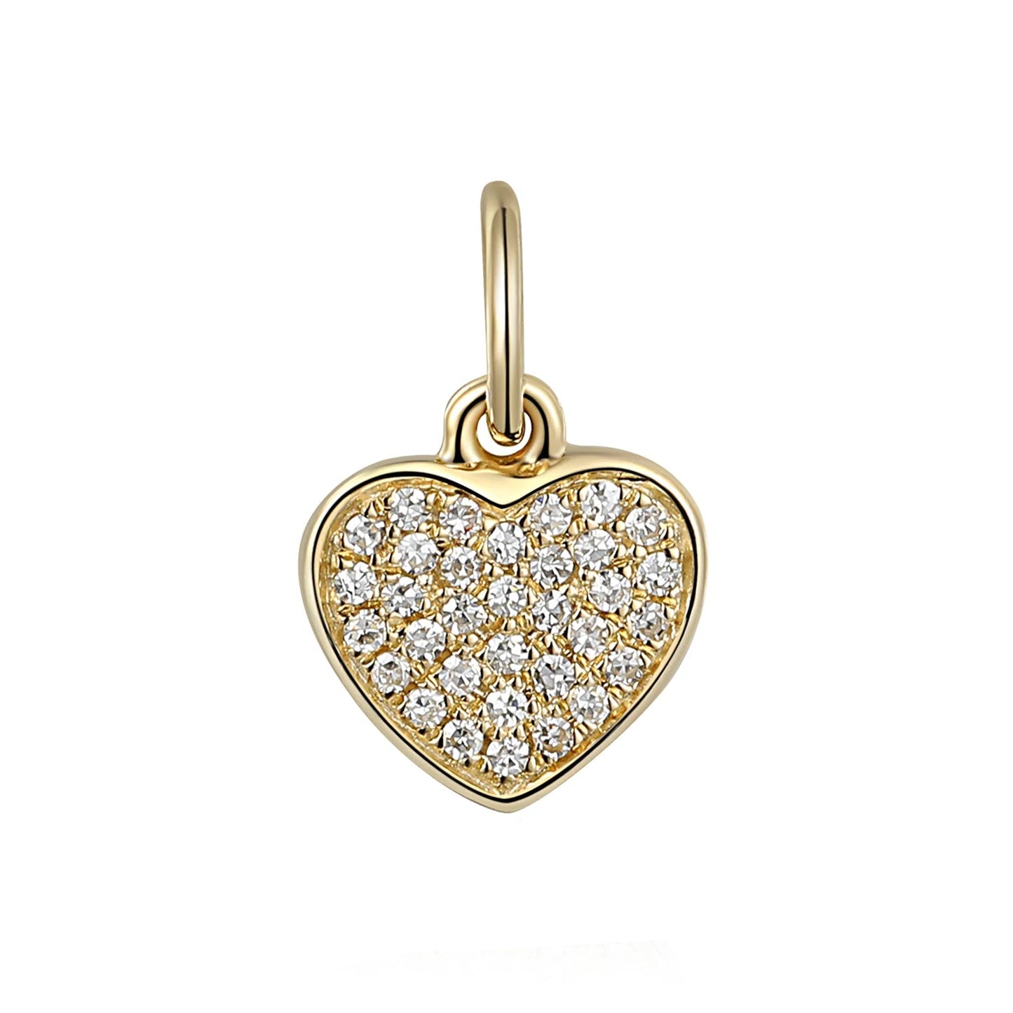 Diamond Heart Charm