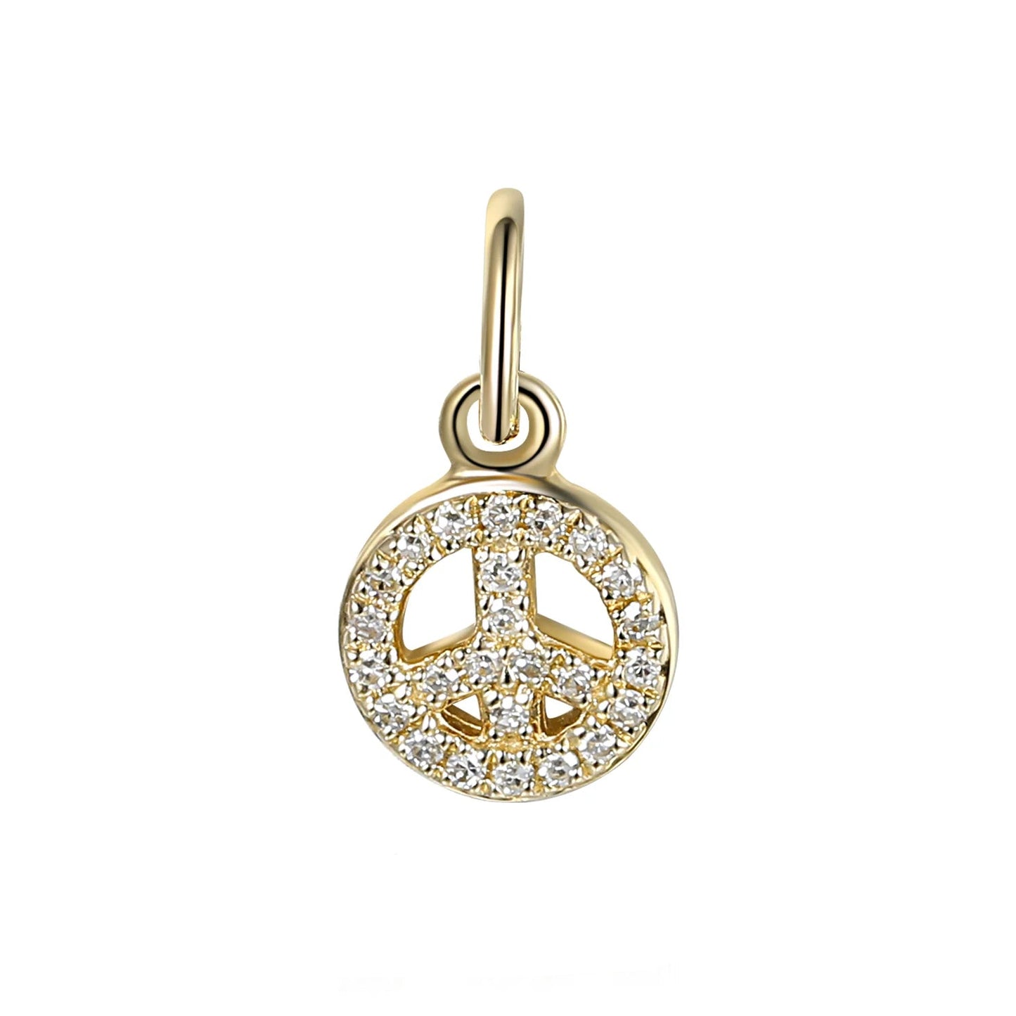Diamond Peace Charm