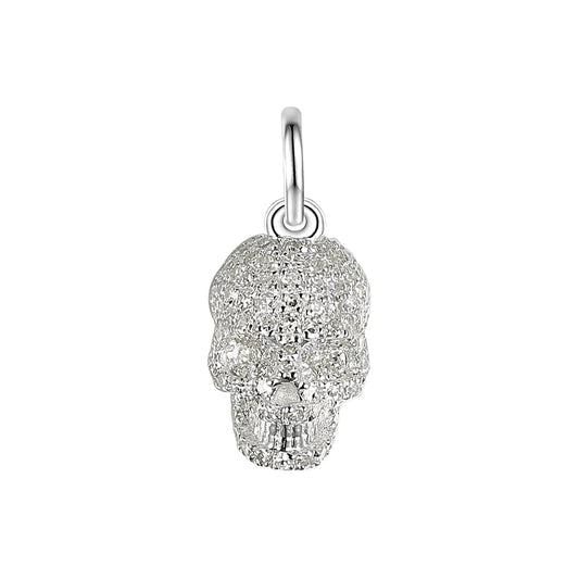 Diamond Skull Charm