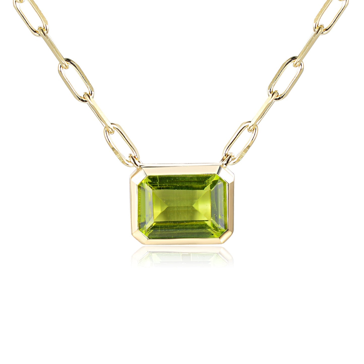 octagon-cut-peridot-pendant