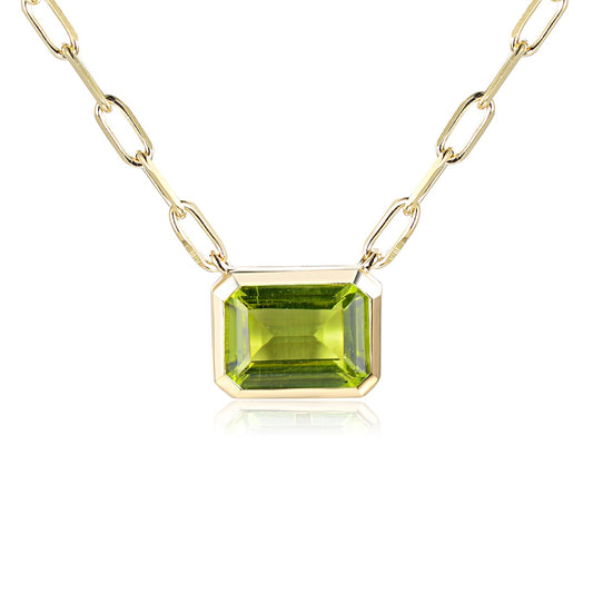 octagon-cut-peridot-pendant