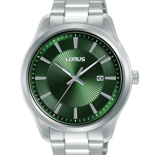 Lorus Men’s Clear-cut Classic Dark Green