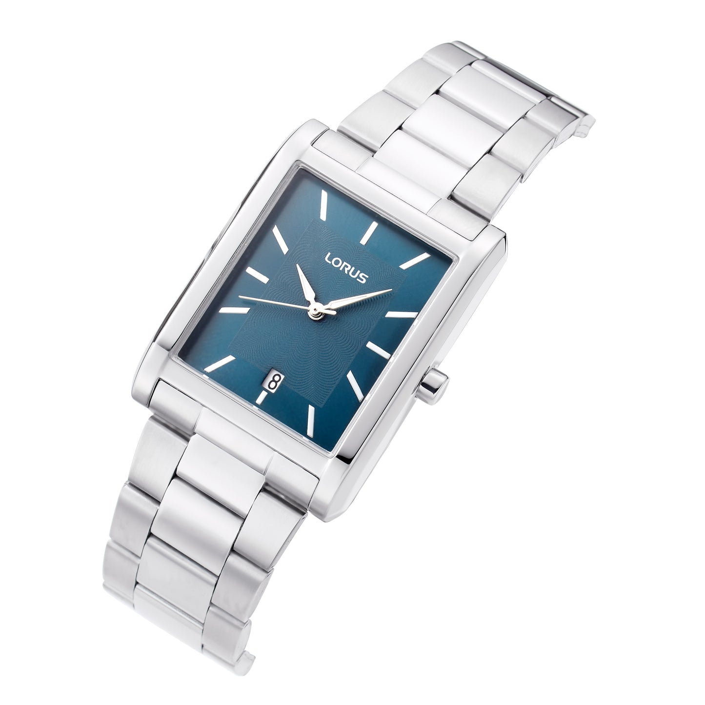 Lorus Men’s Blue Rectangular