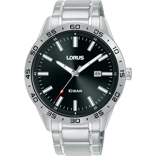 Lorus Men’s Sports Black Sunray