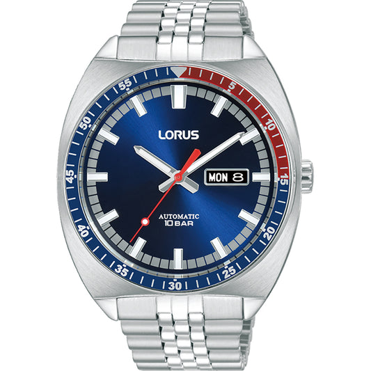 Lorus Automatic Blue Retro sports