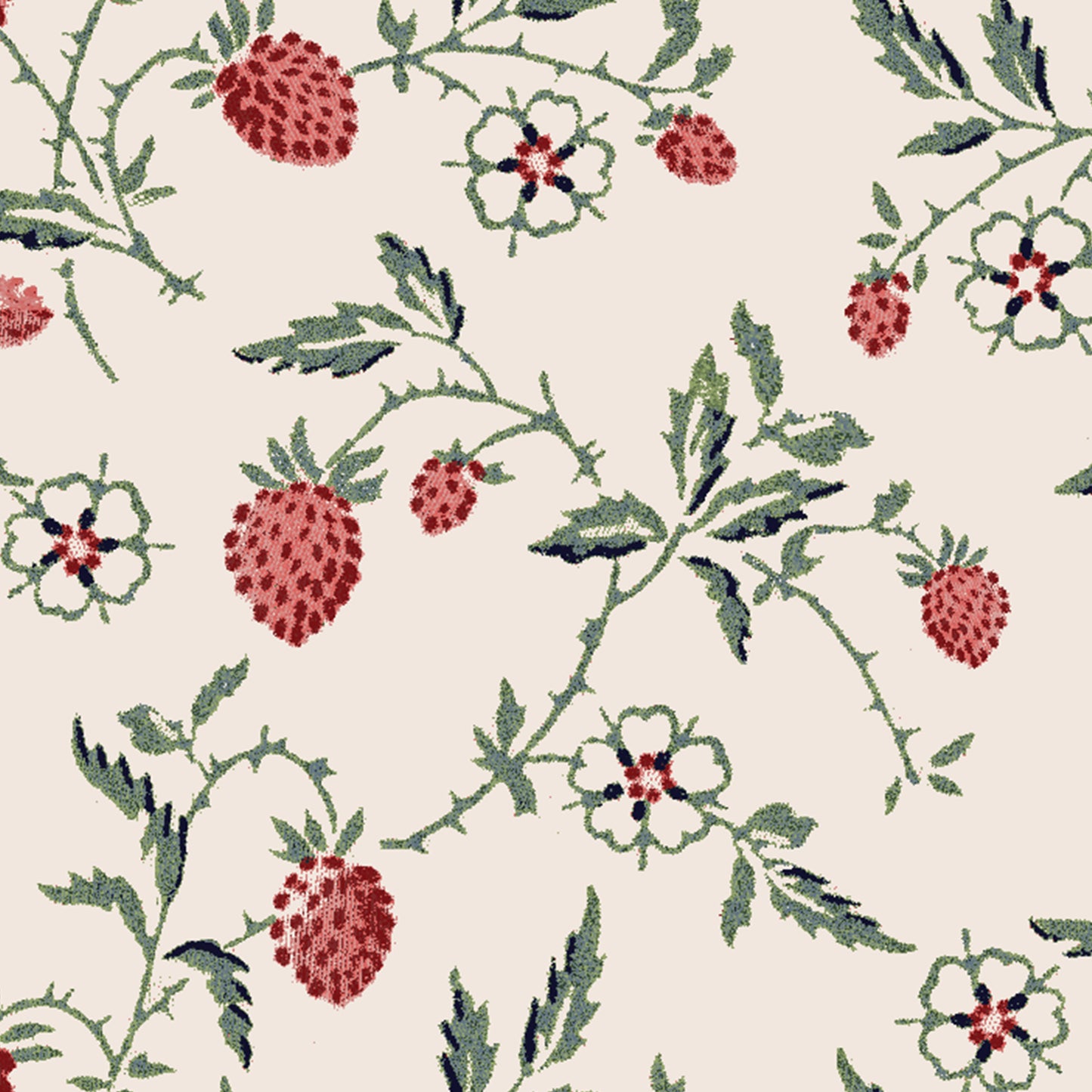 Laura Ashley Strawberry Field Stud Earrings