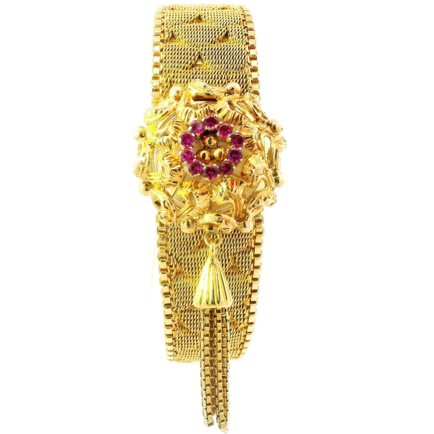 18ct Gold Omega with Rubies