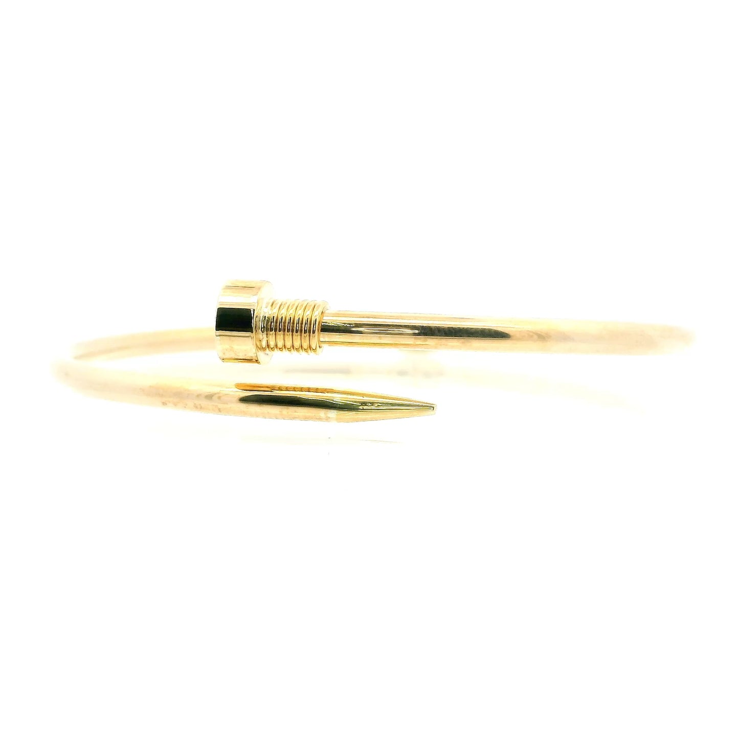 9ct Gold Nail Bangle
