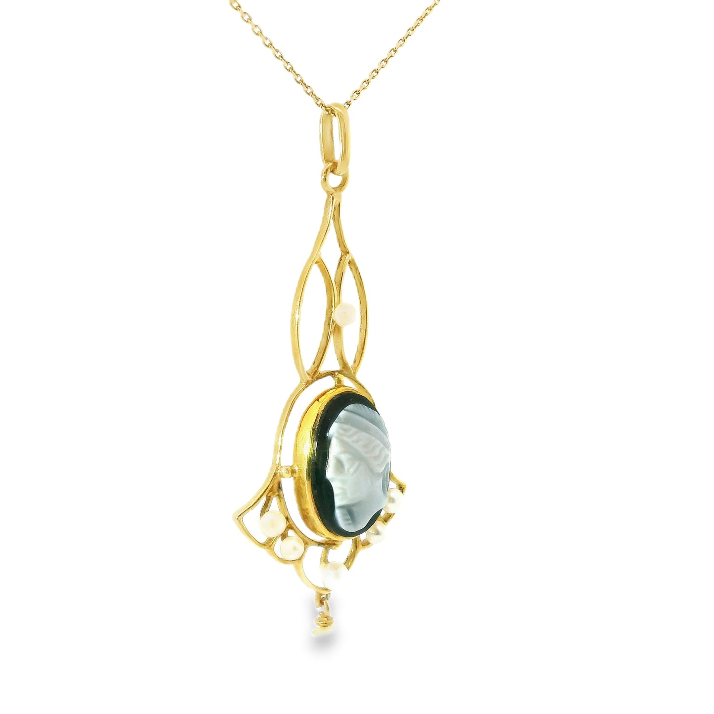 14ct Intaglio Pendant