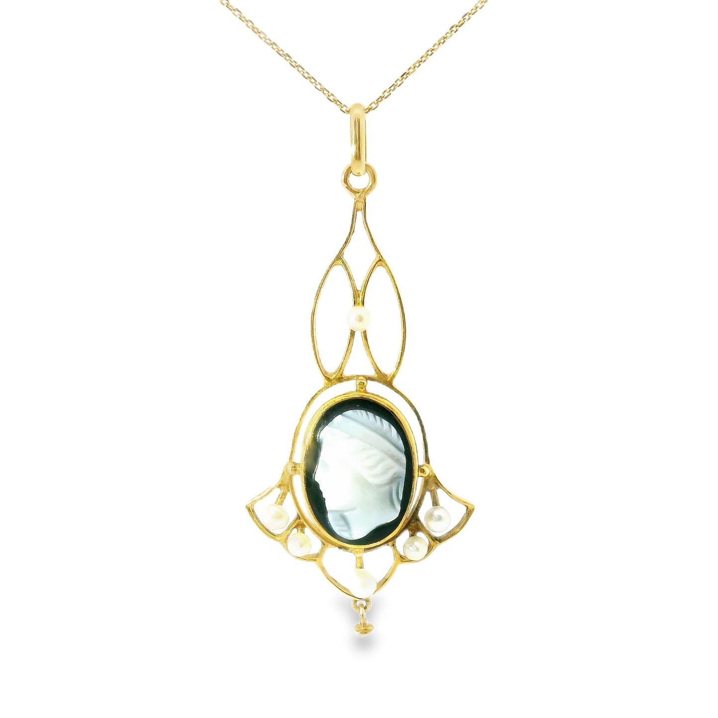 14ct Intaglio Pendant