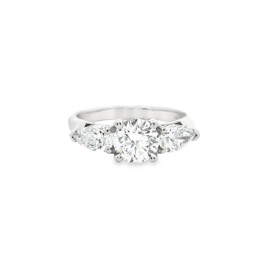 Platinum Ring with 1.75ct Laboratory Grown Diamonds