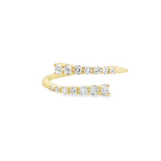 9ct Gold Ring with Laboratory Grown Diamonds