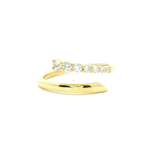 9ct Gold Ring with Laboratory Grown Diamonds